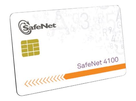 safenet etoken 4100 smart card|safenet authentication software.